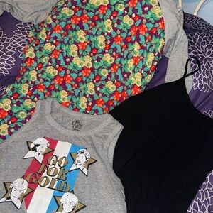 Three Pieces Women’s XL Tops